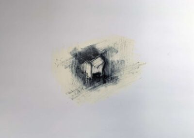 Haus schwarz – weiss