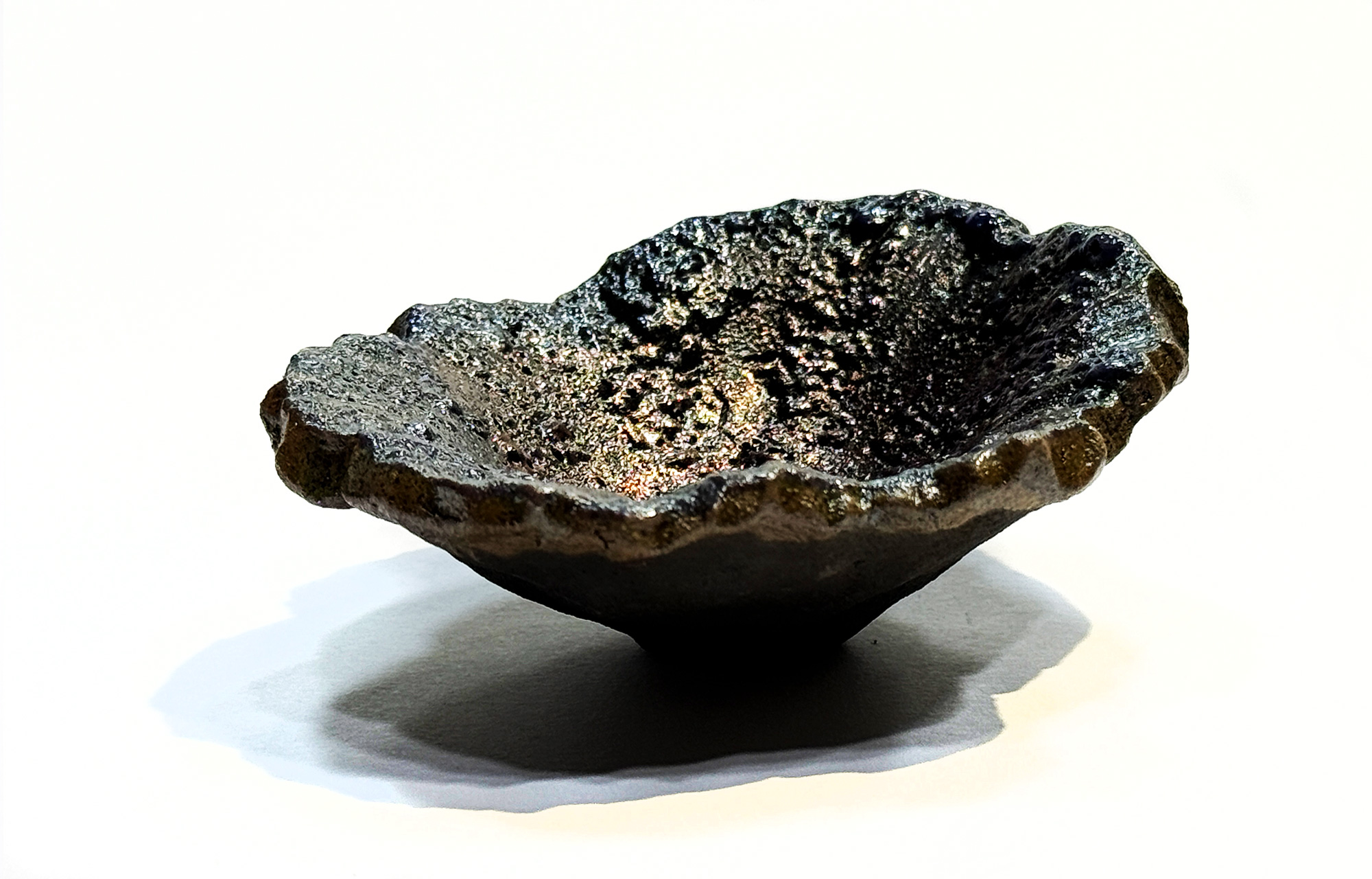 Slow thrown vessel